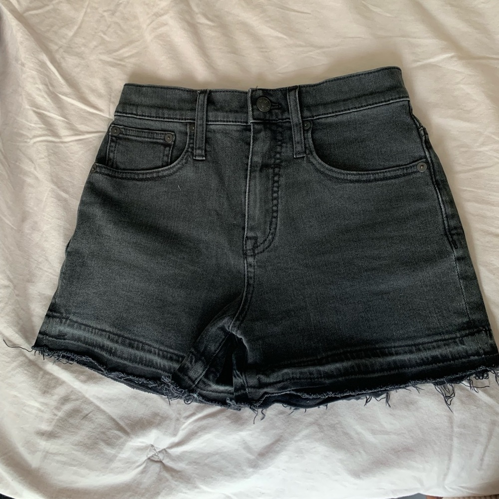 Madewell Denim Shorts Drop Hem Edition - Clint Wash